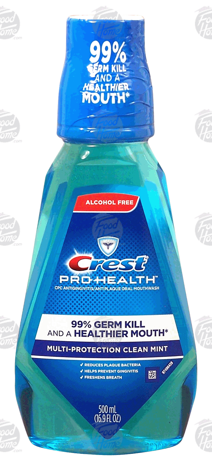 Crest Pro-Health cpc antigingivitis/ antiplaque oral rinse, kills germs for 12 hours, refreshing clean mint flavor Full-Size Picture